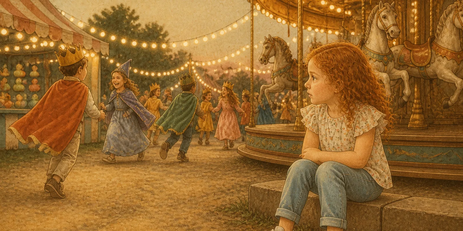 Illustration de la page 6 de Capucine et Papy Georges à la fête foraine